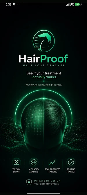 HairProof: Hair Loss Tracker Screenshot 0