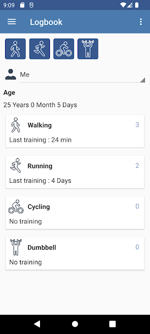 Mesurefit - Workout tracker Screenshot 1