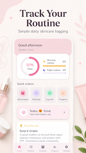 Skincare Tracker Screenshot 0
