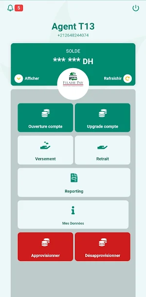 FILAHI PAY Agent Screenshot 1
