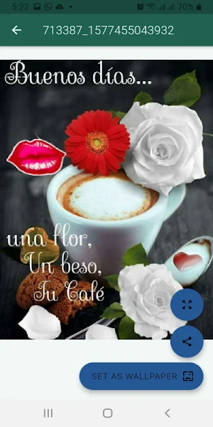 Buenos días y buenas noches mi amor Screenshot 1