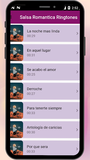 Romantic Sauce Ringtones Screenshot 3