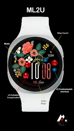 ML2U 311 Floral Art Digital Screenshot 1