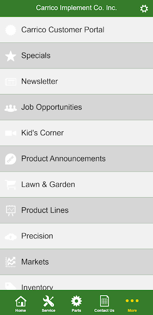 Carrico Implement Co. Inc. Screenshot 3