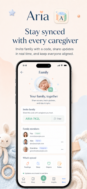 Aria: Newborn Care Screenshot 3