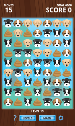 Puppy Playmate Match 3 Game Screenshot 0