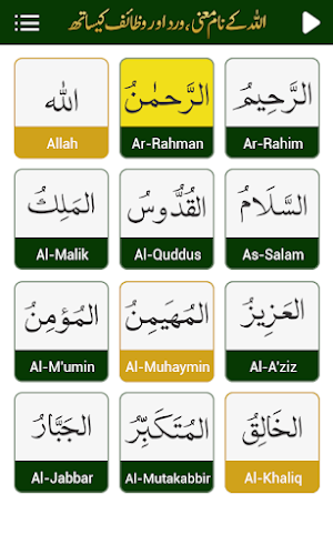 Asma ul Husna - 99 Allah Names Screenshot 2