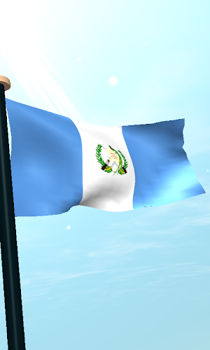 Guatemala Flag 3D Free Screenshot 3