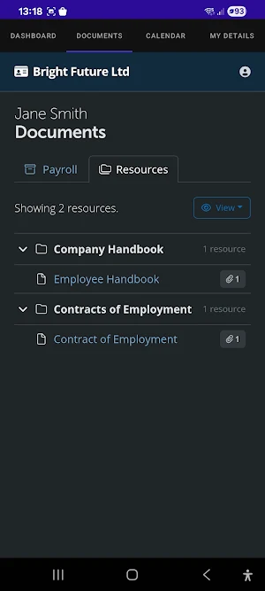 BrightPay Employee Screenshot 3