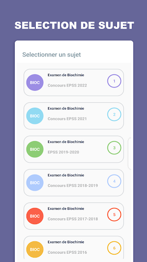 BIOCHIMIE EN POCHE Screenshot 1