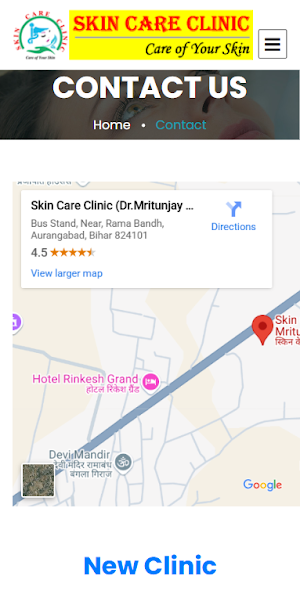 Skin Care Clinic Screenshot 1