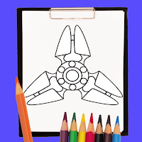 Fidget Spinner Coloring Book
