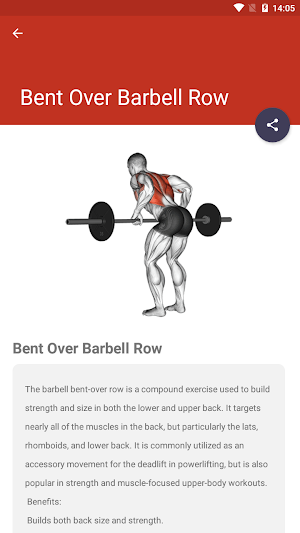 Gym Workouts Program - Fitness Screenshot 2