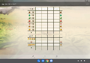 Applejack Score sheet Screenshot 3