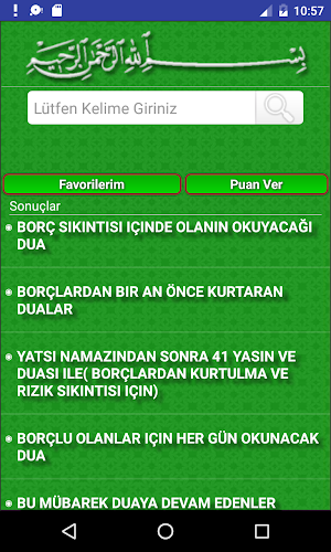 Borç ve Rızık Duaları Screenshot 1