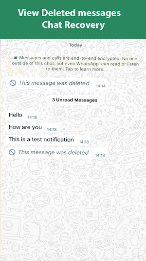 WhatsDelete: Recover Messages Screenshot 0