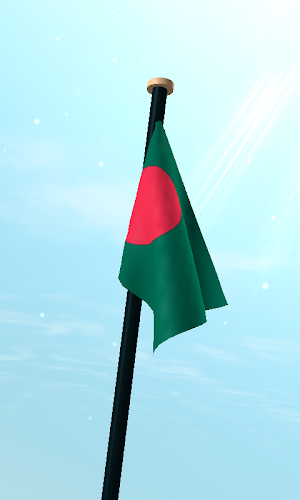 Bangladesh Flag 3D Free Screenshot 2