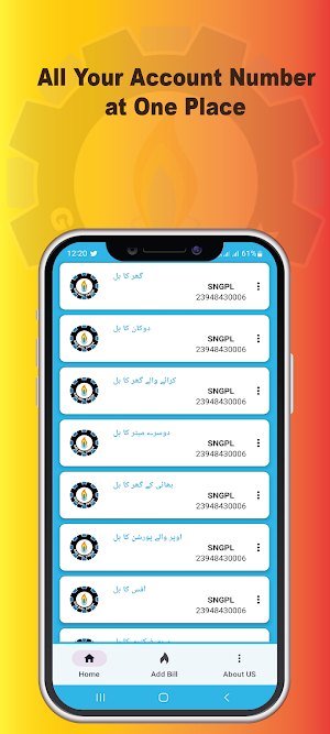 Gas Bill App for SNGPL Screenshot 0