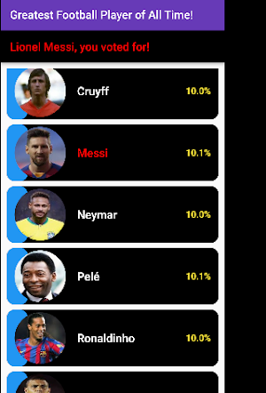 Rank Greatest Footballers Screenshot 0