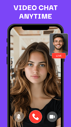 New Girl - Video Chat App Screenshot 2