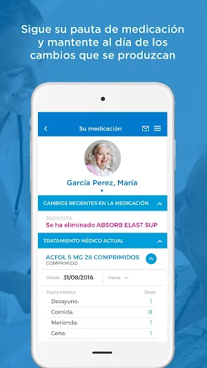 Sanitas Mayores-App Familiares Screenshot 1