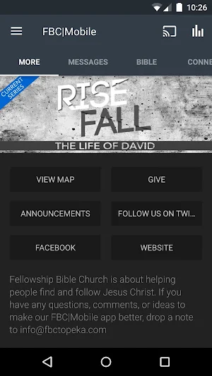 Fellowship Bible Church Topeka Screenshot 0