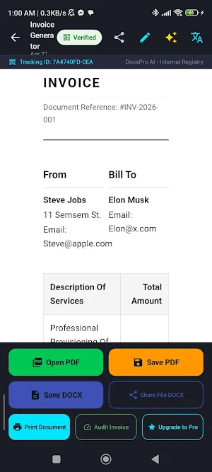 DocsPro AI: Document Assistant Screenshot 1