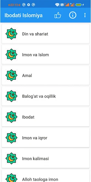 Ibodati Islomiya Screenshot 0