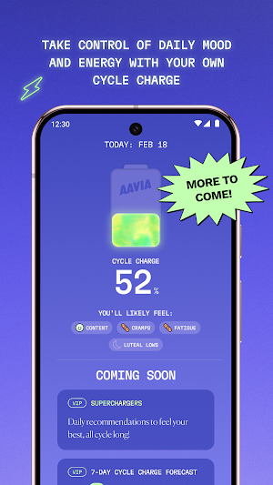 Aavia: Hormone Cycle Tracker Screenshot 2