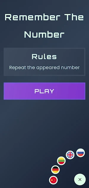 Remember The Number Screenshot 1