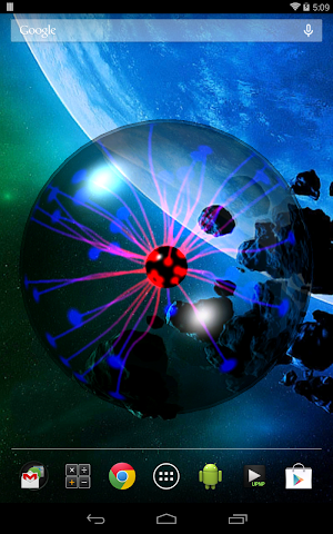 Plasma Orb Live Wallpaper Screenshot 0