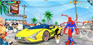 Spider Flying Rope Hero Skibid Screenshot 3