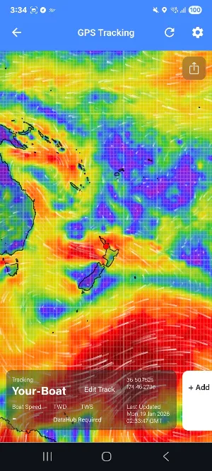 PredictWind Tracker Screenshot 2