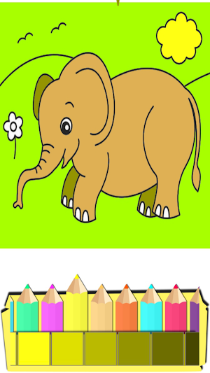 Easy colouring pages for kids Screenshot 2