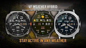 VF Weather Hybrid Watch Face Screenshot 0