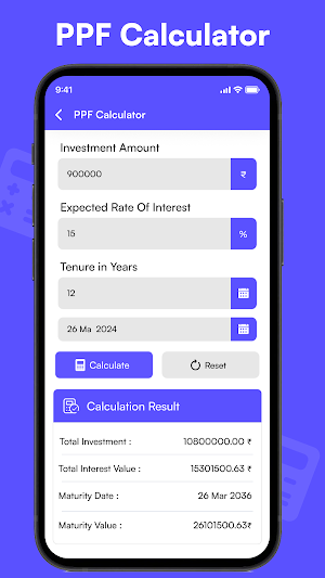 Loan EMI Calculator Screenshot 1