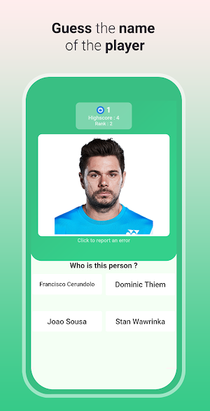 Quiz Tennis Players Screenshot 0