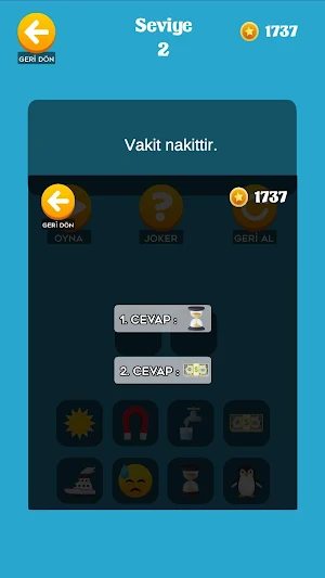Emoji Bil - Atasözü ve Deyimler Screenshot 1