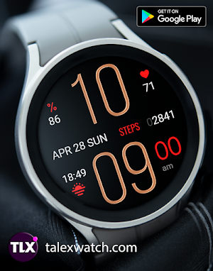 Gold n Color Daily Watch Face Screenshot 3