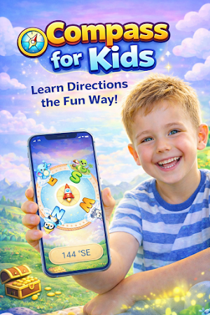 Compass for Kids – Learn NSEW Screenshot 1
