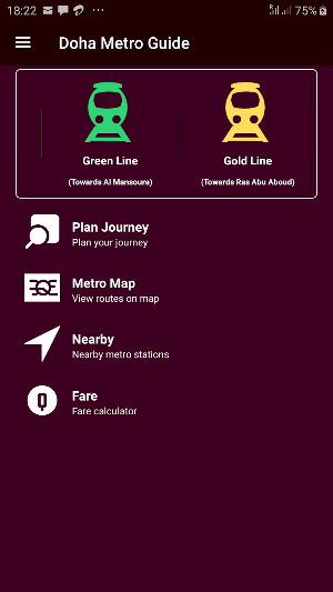 Doha Metro Guide Screenshot 0