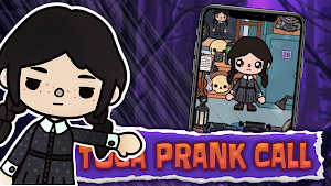 Prank Call Toca Wednesday Boca Screenshot 1