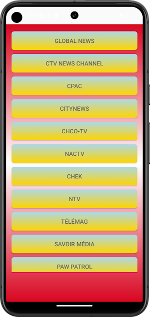 Canada Live TV Screenshot 0