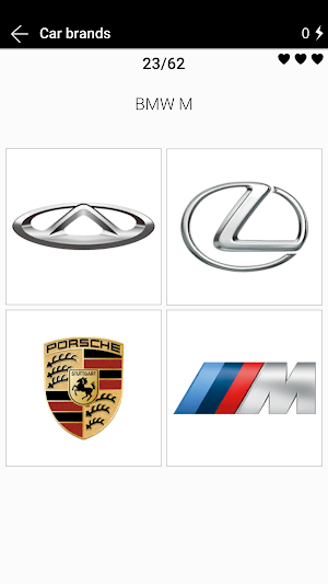 Car Brands - Photo Quiz and Test Screenshot 0