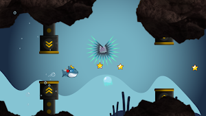 Clumsy Shark: Avoid Obstacles Screenshot 1