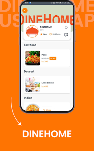 DineHome User App Screenshot 3