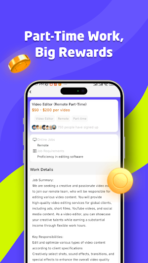 Job Here: Online Job Earn Screenshot 1