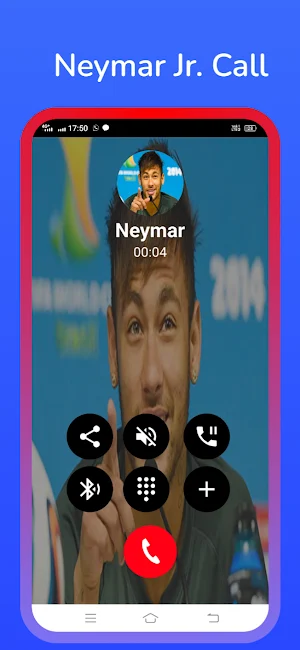 Neymar Video Call & Chat Screenshot 0