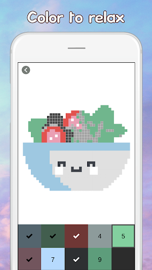 Kawaii Pixel - Color by Number Screenshot 2