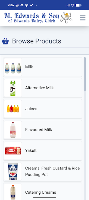 Edwards Dairies Screenshot 1